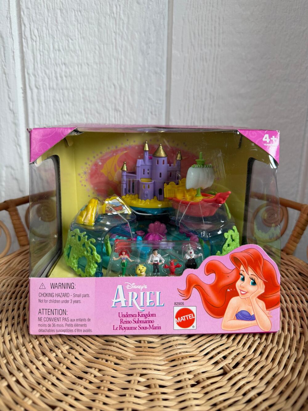 Rare New Vintage Polly Pocket Disney Little Mermaid Undersea Kingdom